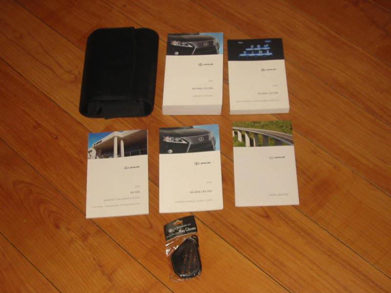 2013 lexus rx450h rx 450h rx350 rx 350 owner's manual with case