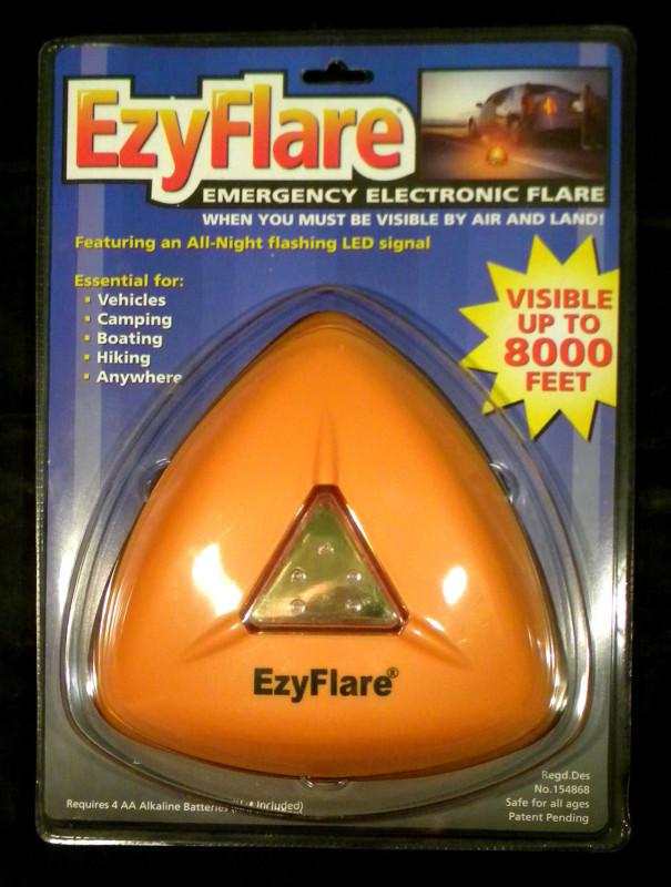 Ezy flare * electronic emergency beacon * flashing led lights * brand new