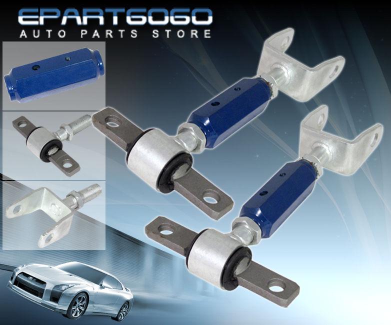 02-06 type-r rsx civic si dc5 ep3 jdm blue rear camber arm kit suspension 2pcs