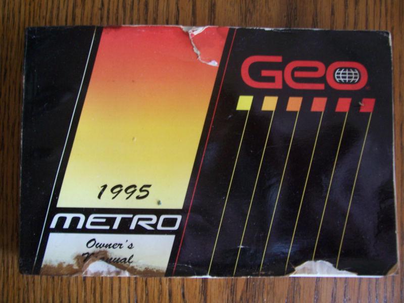 1995 geo metro owner's manual