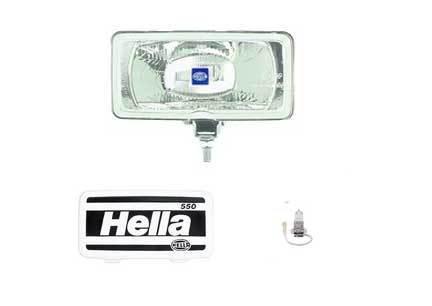 Hella model 550 single driving lamp kit - bulb type h3, 12-volt, 55-watts