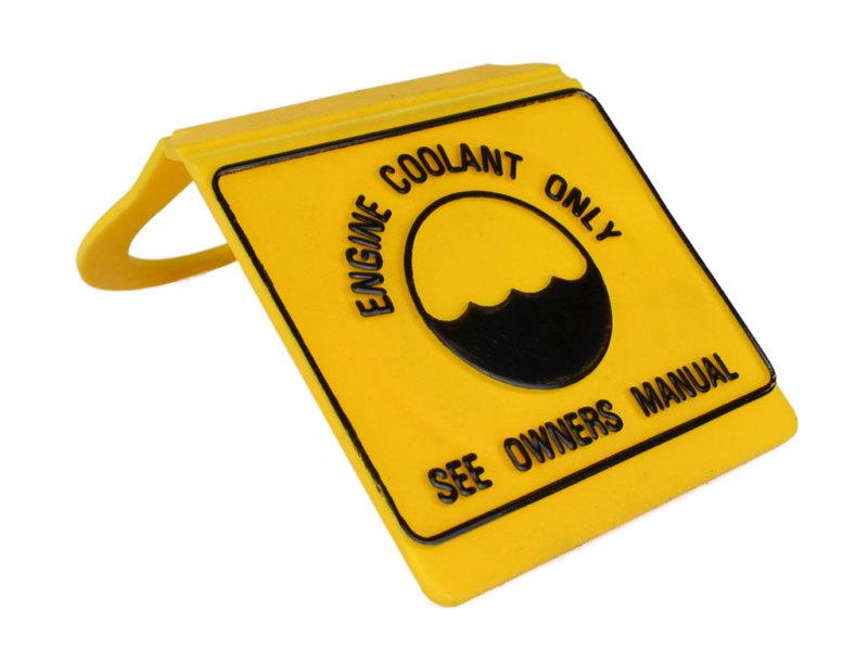 Jeep cherokee xj grand cherokee zj wj wrangler tj coolant bottle cap yellow