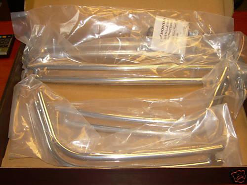 01-05 honda 1800 gold wing chrome saddlebag rails    