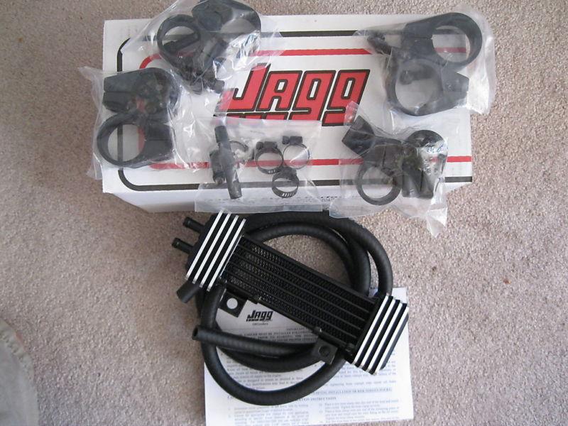 Jagg 1000,   6 row deluxe vertical oil cooler fxs/r, fx/flst, xl, flh  0713-0002