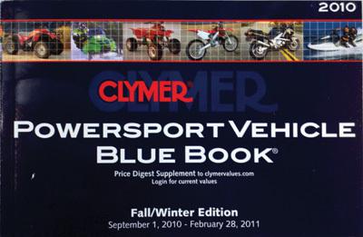 Clymer sport vehicle bluebook mp2130312