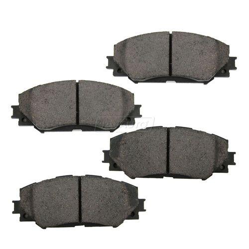 Front ceramic disc brake pads set kit for toyota corolla lexus pontiac scion