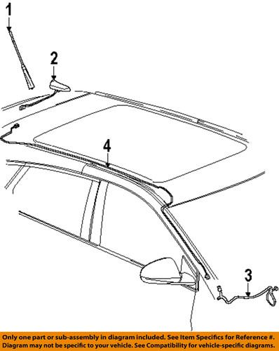 Gm oem 20958556 antenna-antenna mast