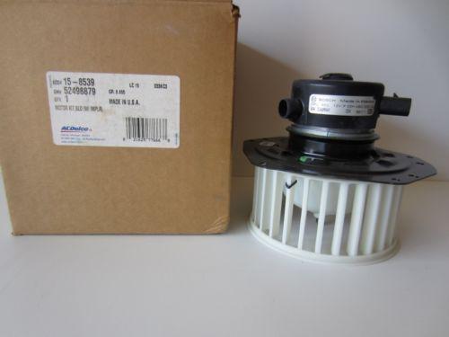 Gm 52498879 acdelco 15-8539 blower motor w/ impeller geniune oem 94-04 s-10 new