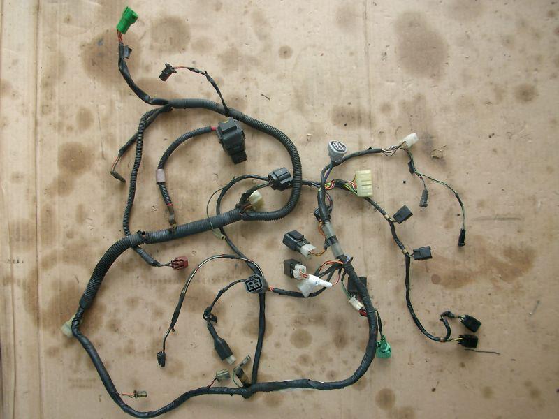 D 97 98 99 00 1997 suzuki gsxr 600 oem main wire harness loom + starter relay