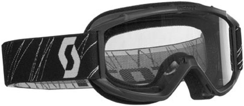 New scott 89si w/ clear standard lens youth goggles, black, one size