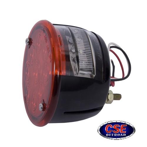 12403.81 rugged ridge led tail light assembly lh jeep cj2a cj3 cj5 cj6 1946-1975