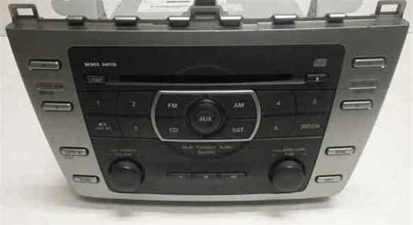 09-10 mazda 6 i sv single disc cd mp3 radio oem lkq