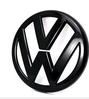 New mk5 golf gti volkswagen front hatch badge gloss black vw black in   shinne 