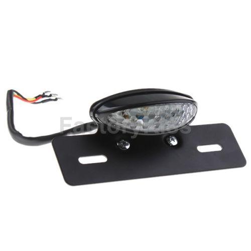 Gau new led brake tail light for quad atv dirt bike motorcycle black casing