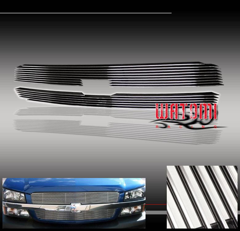 01-06 chevy avalanche w/clad upper billet grille 02 03