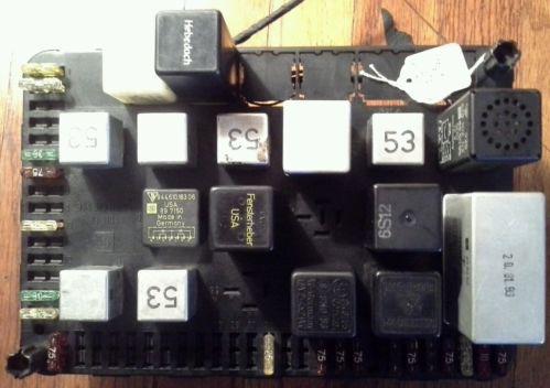 1986 porsche 944 fuse box