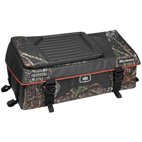 Ogio burro rear atv rack gear bag - mossy oak camo quad universal fit gear pack 