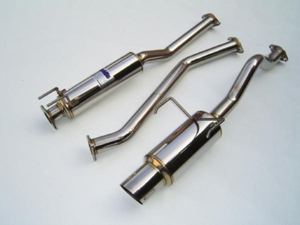 Invidia exhaust n1 catback cat back ss tip 01-05 honda civic ex en es 2/4dr d17