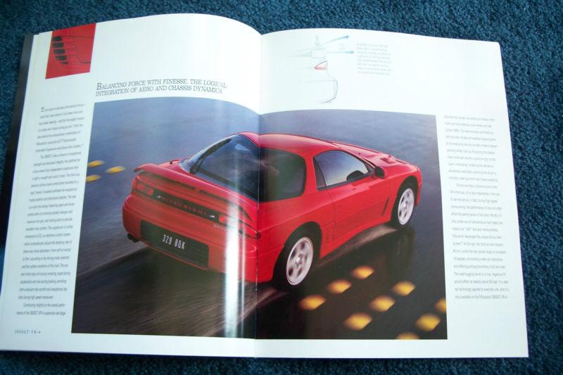 1992 mitsubishi 300gt deluxe color sales brochure