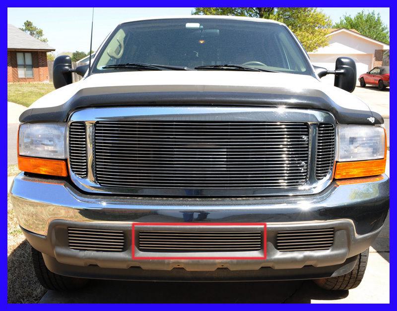 Viogi fits 99-04 ford f250/f350/f450/excursion bumper billet grille 2002