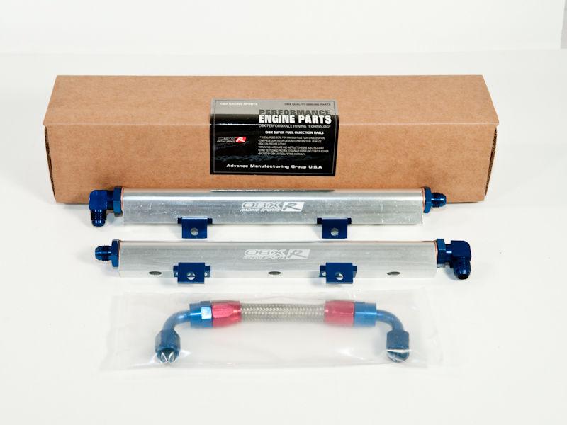 Obx billet high flow fuel rail kit 97-99 acura 3.0l 3.0cl cl j30a1 99-03 tl cl