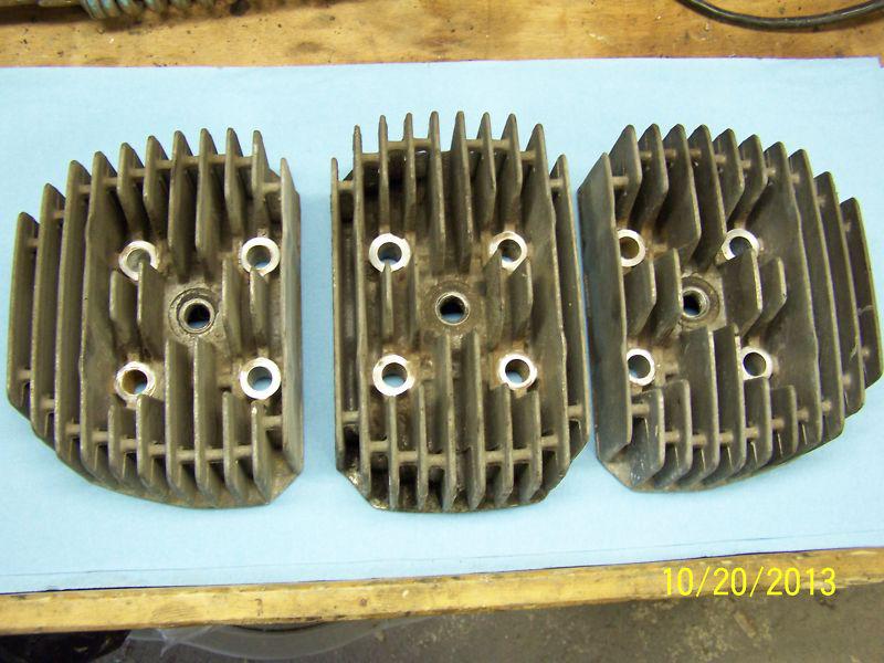 Kawasaki 1971 h1 500 engine cylinder head set machiii 1971