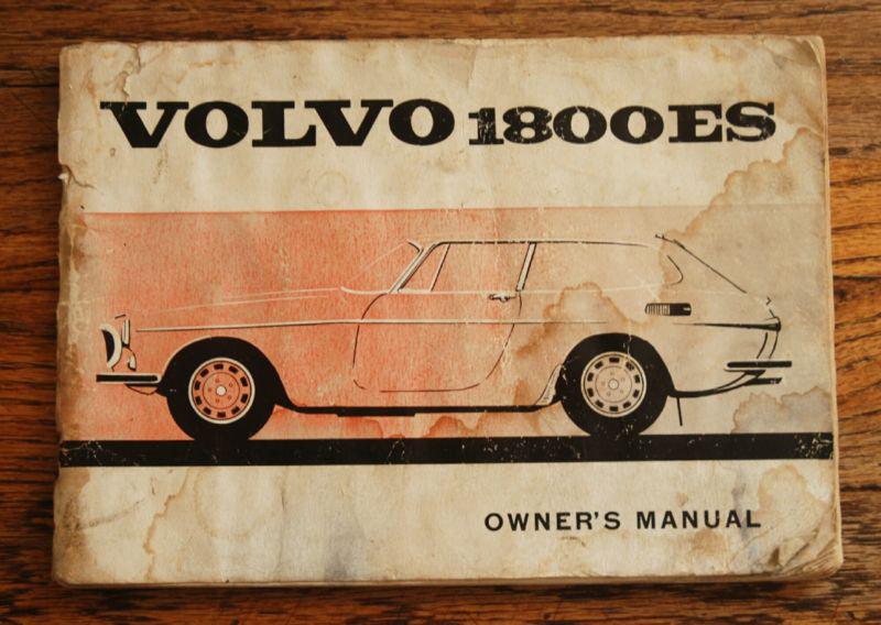 Volvo 1800 es owner's manual free media shipping in usa