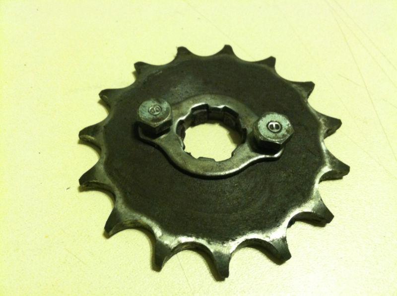 1975 honda cb cb200 cb200t 200t twin 200 used  front sprocket