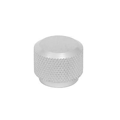 Mr. gasket air filter assembly wing nut billet aluminum clear 1/4-20" thread ea