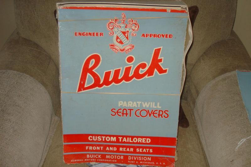 Buick custom tailored paratwill seat covers in original box gmc. flint michigan