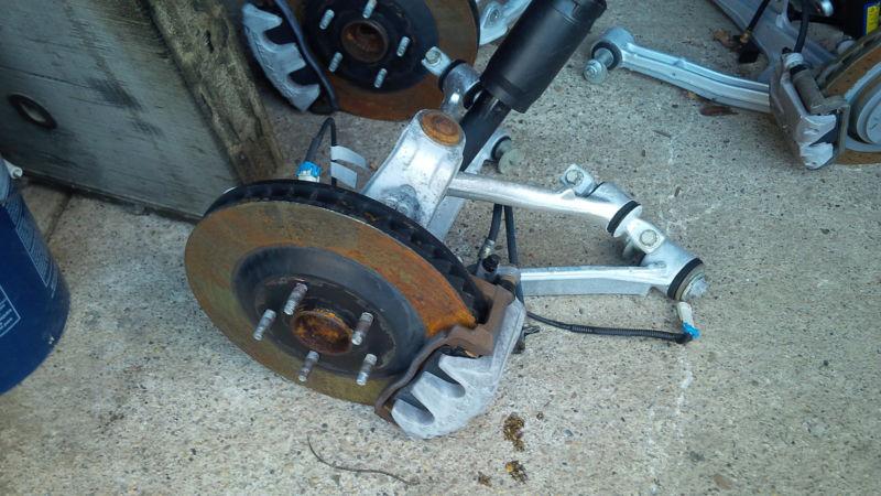 98-04 corvette c5 front suspension with control arms left