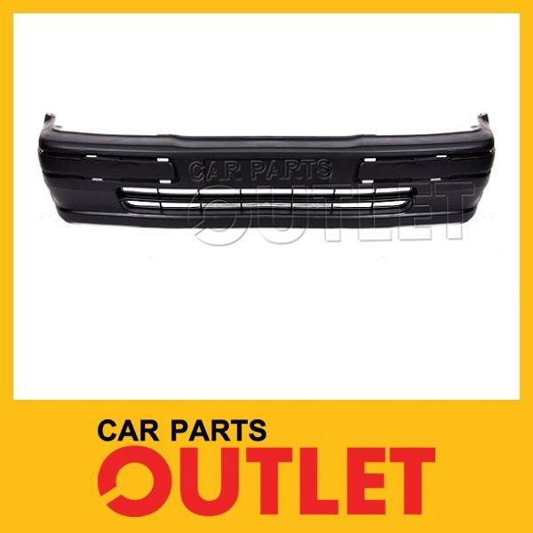 1995-1997 toyota tercel ce 2/4dr sedan front bumper cover primered black plastic