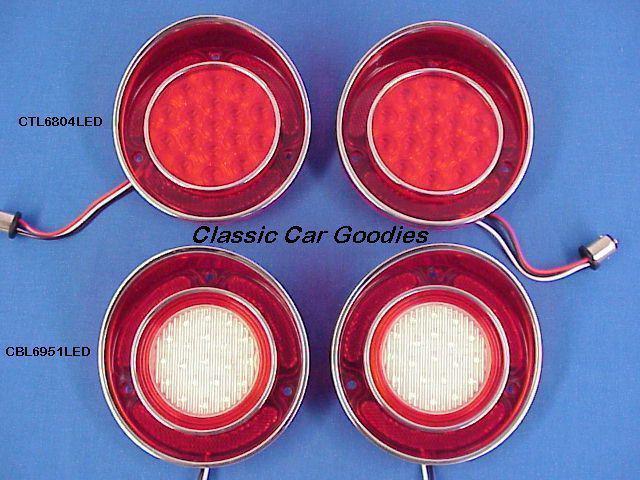 1968-1973 corvette led tail light kit 1969 1970 1971