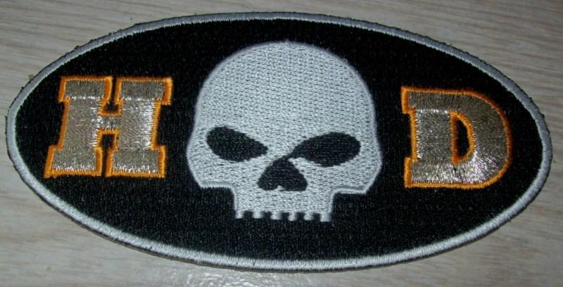 Harley davidson new oval skull patch