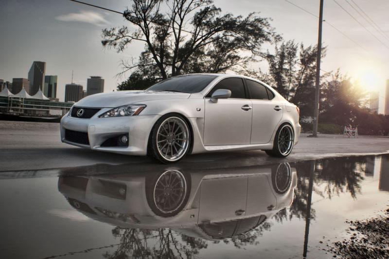 Lexus isf is-f is on hre wheels hd poster sports sedan print multi sizes avail