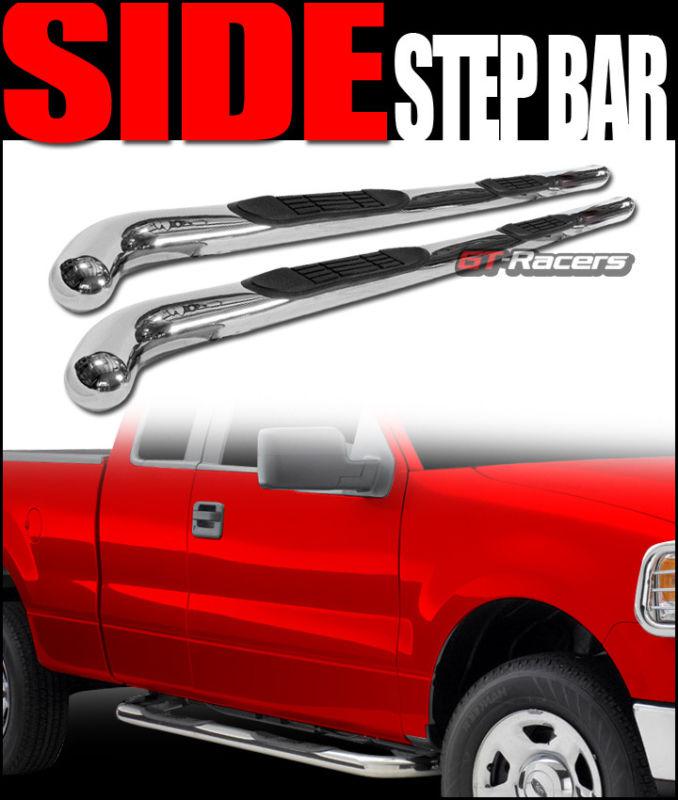 3"ss side step nerf bar running board 02-09 gmc/chevy envoy/trailblazer xl/ext c