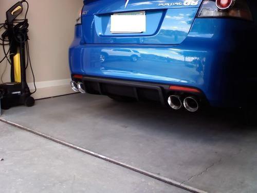 2 stainless steel dual exhaust tips 4.0 2.5 pontiac g8 gt gxp ss pair 2.5" 4.0"