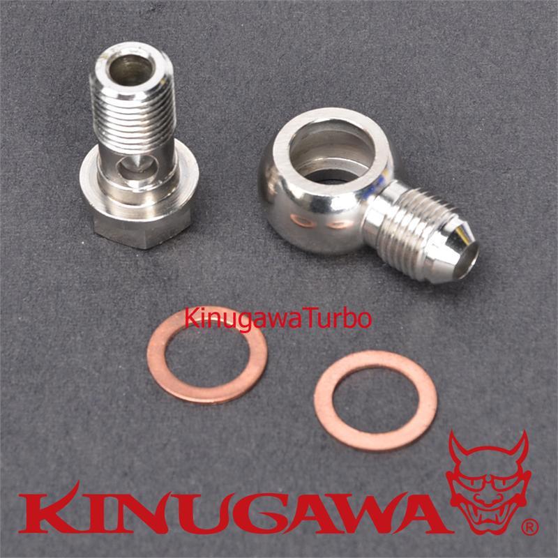 Banjo bolt kit m14x1.5 mm to -4an garrett gt28r gt30r gt35r t28 turbo coolant