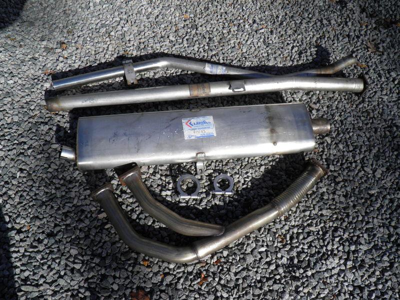 Jaguar mark mk vii 7 standard shift stainless steel exhaust system high quality