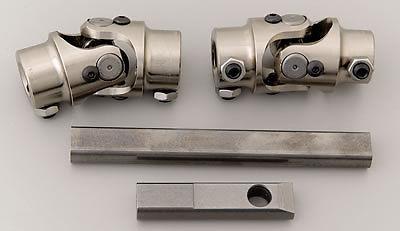 Flaming river steering shaft steel nickel plated ford mustang/capri power ea