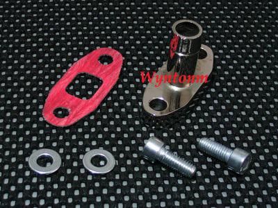 T3,t3/t4 hybrid turbo oil drain adapter 5/8"  + gasket 