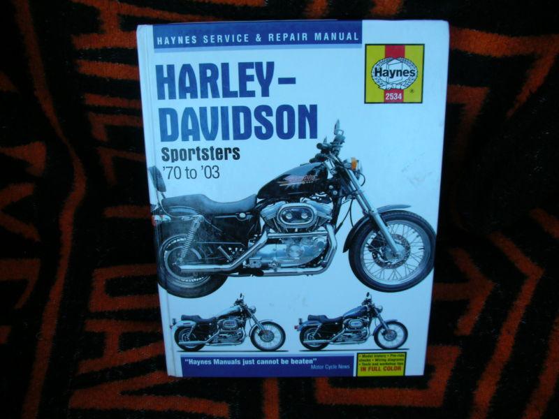 Harley davidson haynes service & repair manaul sportster  !