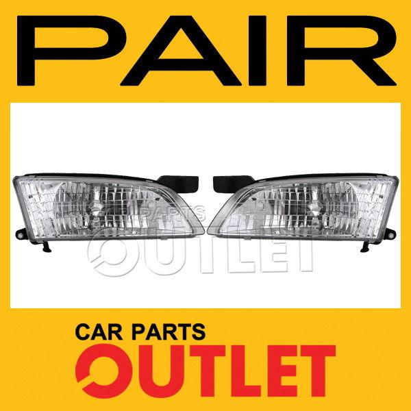 98-99 nissan altima head light lamp pair l+r assembly