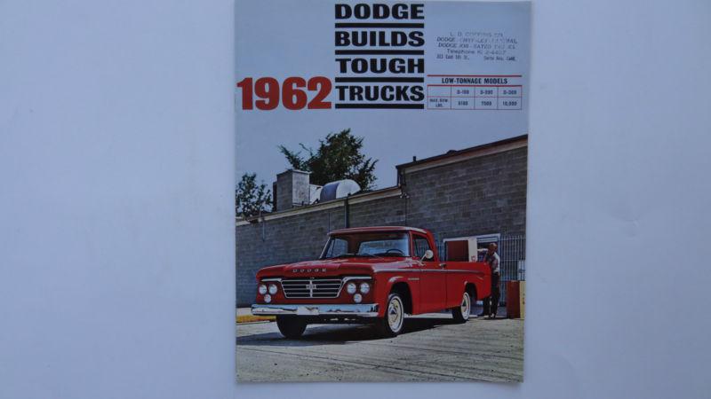 1962 dodge trucks -  original sales brochure 