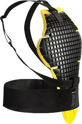 New spidi back warrior light adult armor, black/yellow, universal