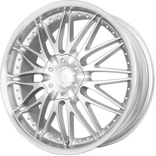 18x7.5 silver verde regency wheels 5x115 5x100 +40 chevrolet impala ss malibu