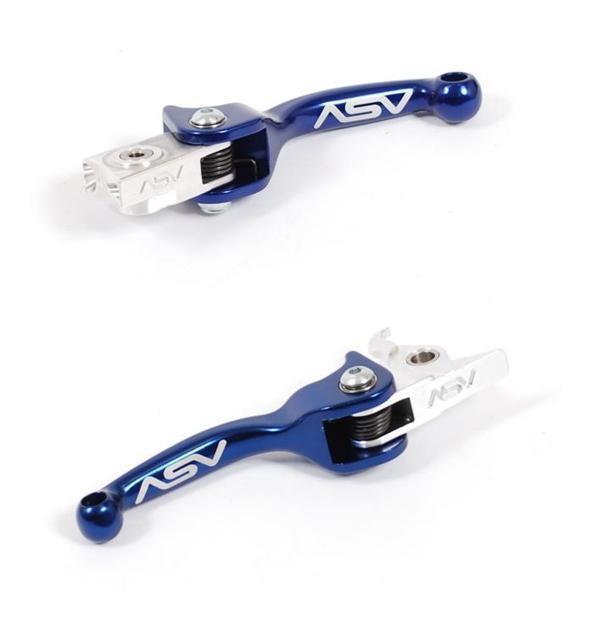 Ktm 250 sx-f xcf xcf-w 07-2012 asv f3 forged brake clutch levers blue