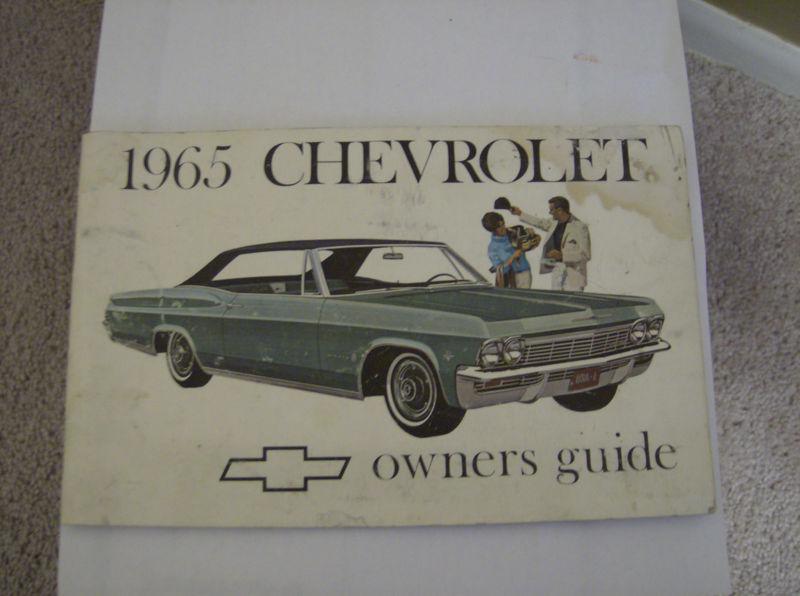 1965 chevrolet owners guide