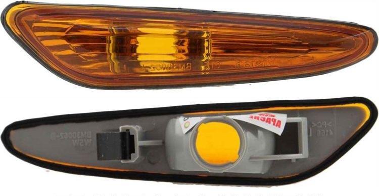 Side marker light lamp lens & housing passenger's right side