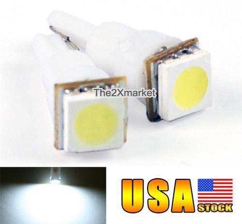 2x for car t5 5050 smd wedge dashboard white led bulbs white light bulbs replace